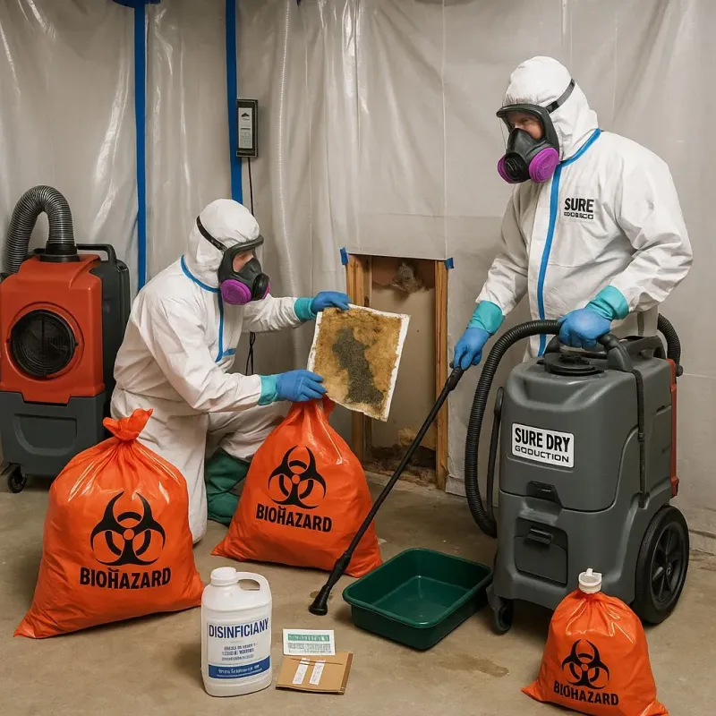 Contaminated Water Handling Protocols process in Guayabal, PR